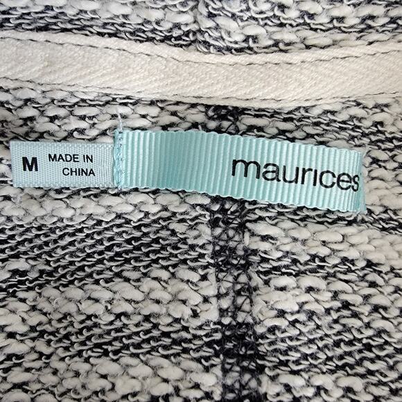 Maurices Boho Lace Embroidered Tunic Sz M Blue Gray Cottagecore Whimsy Country - Picture 7 of 8